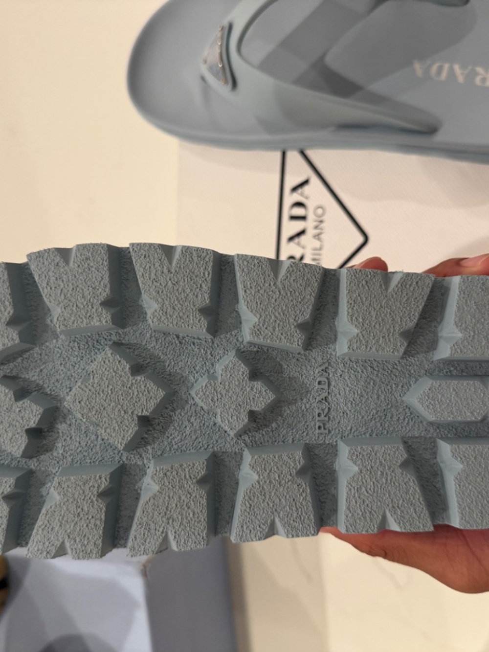 Prada Rubber thong sandals - Picture 4 of 7